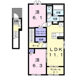 イルクオーレⅠの物件間取画像